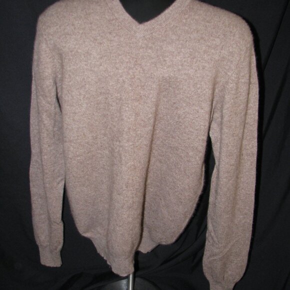 Men's Kenneth Cole Unlisted 100% Cashmere V-Neck Sweater Size Medium - Picture 1 of 5